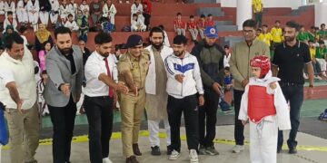 UT-Level Taekwondo Championship organised at Indoor Stadium Doda