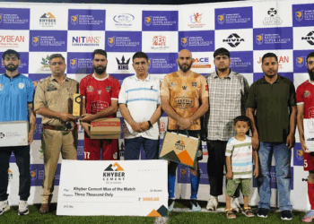 United Elegant FC Edges Past Greenend Heroes FC in Rain-Soaked Thriller at Khyber Cement Kashmir Super League