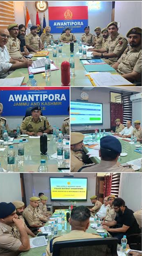 SSP Awantipora Chairs Crime Review Meeting