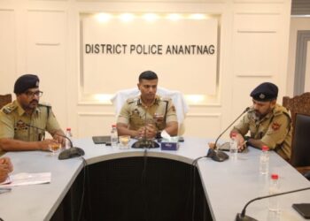 SSP Anantnag Reviews Training, Operations, Investigation Performance of PSIs