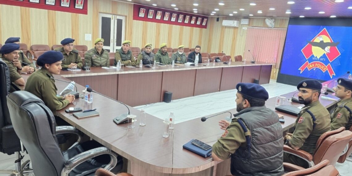 SSP Pulwama Presides Over District Level DGP/IGP Conference