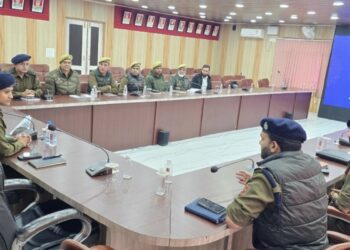 SSP Pulwama Presides Over District Level DGP/IGP Conference