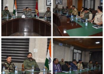 SSP Bandipora Chairs Security Review Meeting