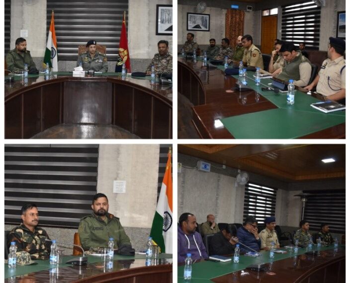 SSP Bandipora Chairs Security Review Meeting