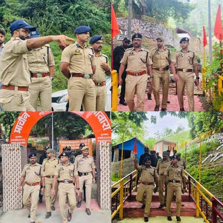 SSP Anantnag Reviews Security Arrangements For Chhari Mubarak Route
