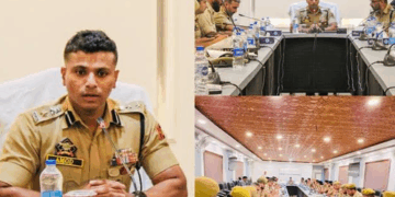 SSP Anantnag Chairs Ops,Crime Review Meeting at DPO Anantnag