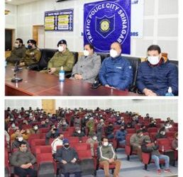 SSP Traffic City holds interaction with transporters of Kashmir valley