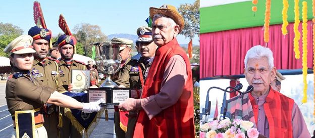 Combating NARCO Militancy, Cyber Crime New Priority Areas Of Policing In J&K: LG Sinha