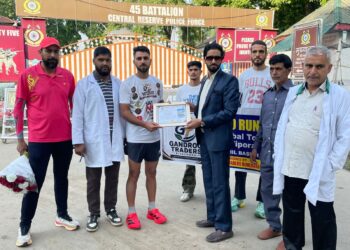 Sahil Bashir Creates History with Solo Run from Sumbal to Bandipora