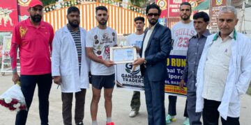Sahil Bashir Creates History with Solo Run from Sumbal to Bandipora