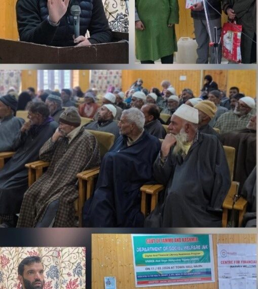 SWD Bandipora organises awareness prog for Senior Citizens at Hajin