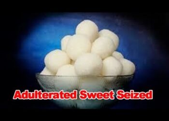 Massive haul of suspected adulterated Rasgullas seized at Bishnah