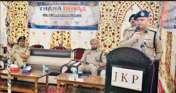 DIG NKR Presides Over Thana Diwas at Police Station Bomai, Interacts with Public