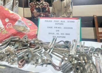 Theft Case Solved In Sopore,  Two Accused Arrested: Police