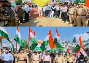 Har Ghar Tiranga: DC Kupwara Leads Mega Tiranga Rally from Pahari Hostel Branwari