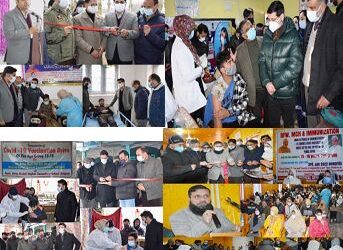 Covid-19 vaccination for 15-17 years Age group inaugurated across Kashmir