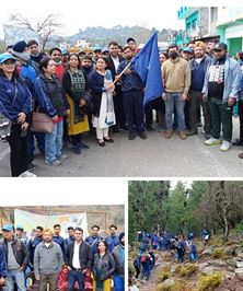 Tourism Directorate (J) hosts 5 KM Trekking expedition from Jungle Gali to Sukhal Gali