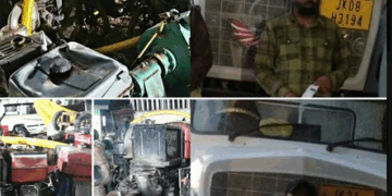 Two soil-laden dumpers impounded, 10 sand extraction motors confiscated for illegal mining: Police