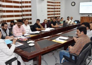Distt road safety committee meeting held at Udhampur: DC calls for strict enforcement of rules & corrective measures