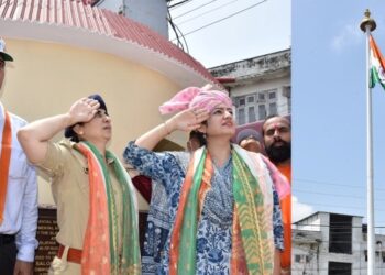 DIG Udhampur–Reasi Range, DC inaugurate monumental National Flagpole at Slathia Chowk