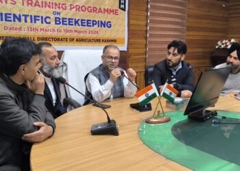 Valley-Wide Training on Scientific Beekeeping Held in Kashmir