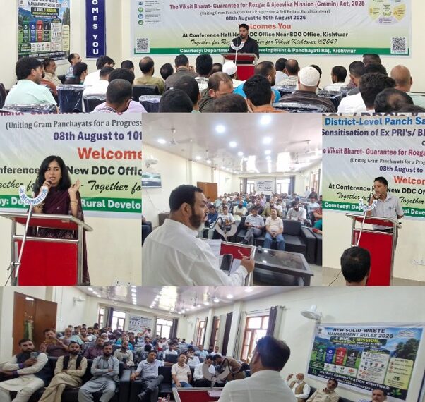 District-level Panch Sammelan on VB-GRAM-G concludes at Kishtwar