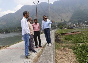 VC LCMA conducts inspection of Brari Nambal, reviews implementation of conservation and restoration measures