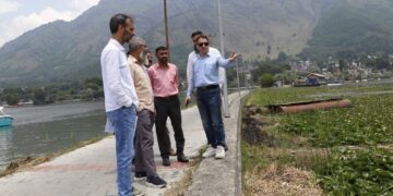 VC LCMA conducts inspection of Brari Nambal, reviews implementation of conservation and restoration measures