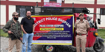 Vehicle Bought Wth Drug Money Seized In Shopian : Police