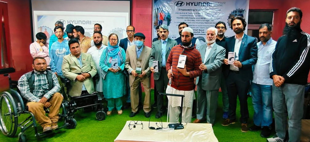 VMS Organizes Distribution of Saarthi Smart Canes,Mobility Devices for 200 Visually Impaired Persons