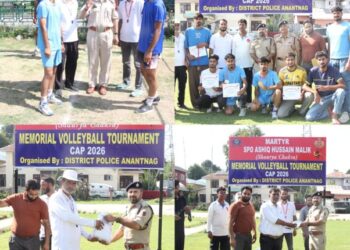 Martyr Ashaq Hussain Malik Memorial Volleyball Tournament Concludes in Anantnag