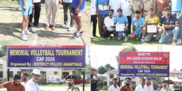 Martyr Ashaq Hussain Malik Memorial Volleyball Tournament Concludes in Anantnag