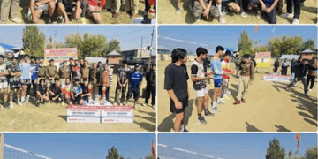 J&K Police Organises Martyrs Memorial Volleyball Tournament In Pulwama