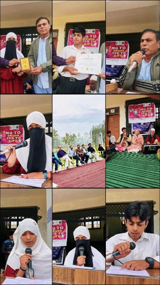 DIPR’s Cultural Unit Kashmir holds Drug-Abuse Awareness Prog at GGHS Wakoora