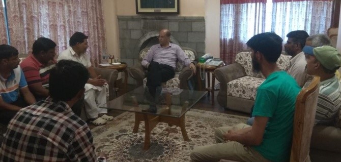 Kashmir Wholesale Mutton Dealers Union Calls on CM’s Advisor