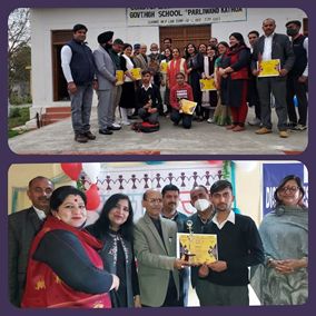 Winners of National Kala Utsav festival 2021 felicitated at Kathua