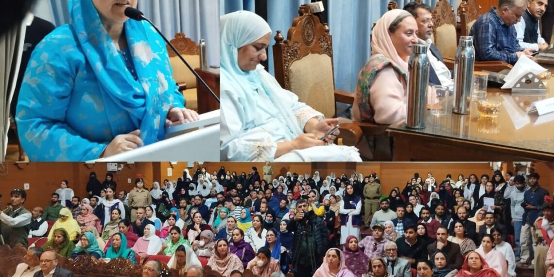 Women’s College M.A Road has immense contribution towards the overall dev of J&K: Sakeena Itoo