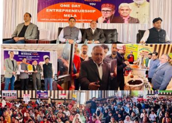 Entrepreneurship Mela organised at Bhaderwah under Mission YUVA