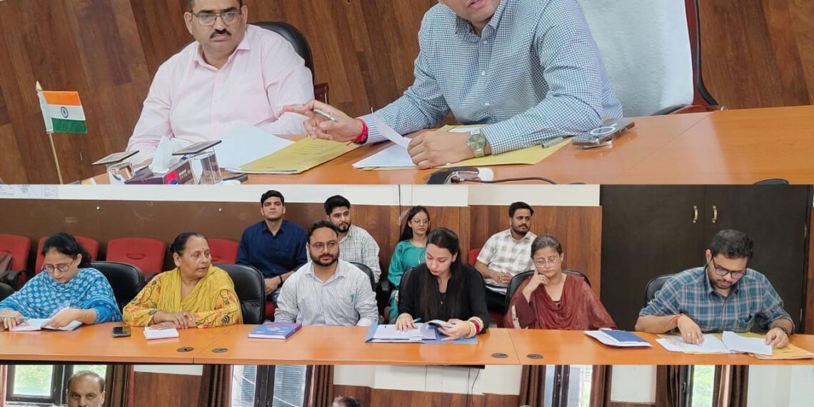 DC Reasi chairs Mission YUVA review meeting; 196 entrepreneur cases approved